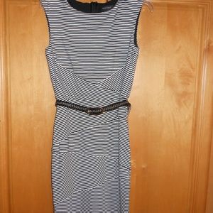 WHBM Belted Body Con Dress